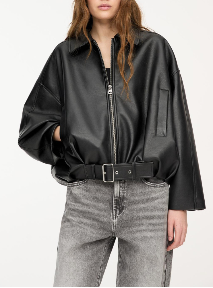 Elyara ⎸ Marineblaues Leder