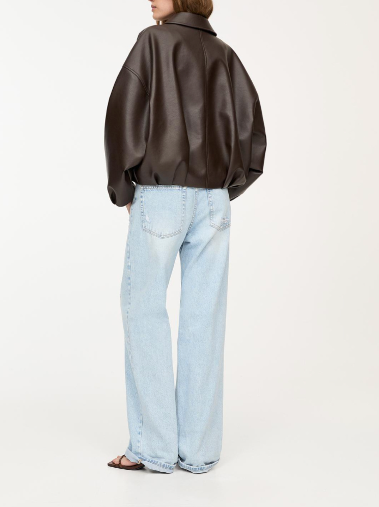 Elyara ⎸ Marineblaues Leder