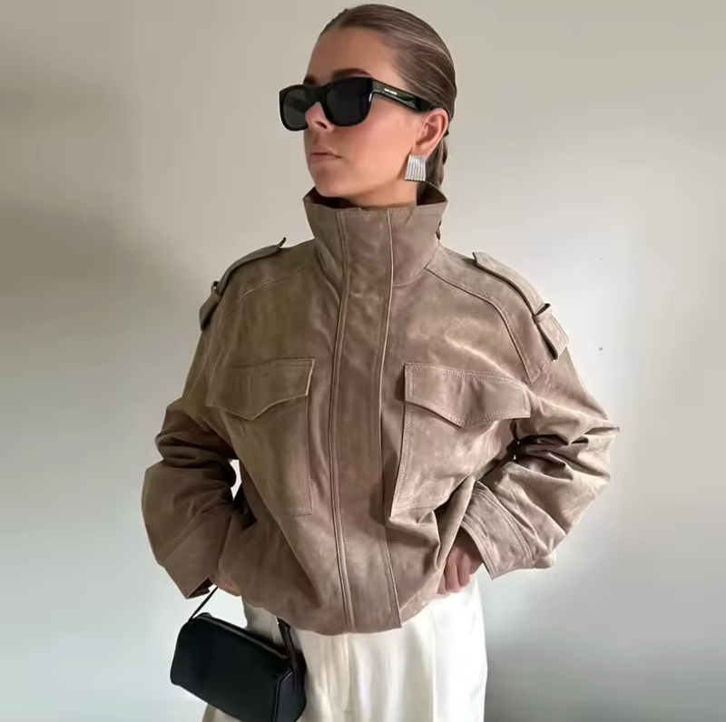Elyara ⎸ Meline Suede Jacket