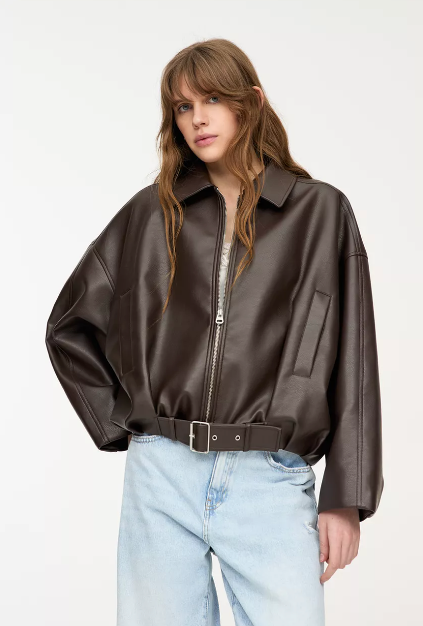 Elyara ⎸ Marineblaues Leder