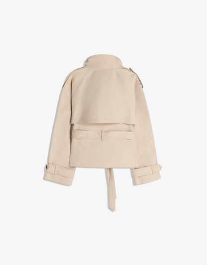 ELYARA - Trench coat col cheminée