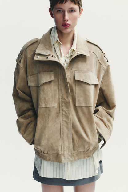 Elyara ⎸ Meline Suede Jacket