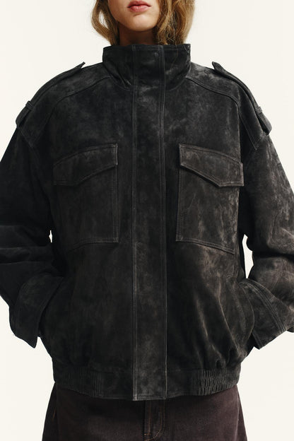 Elyara ⎸ Meline Suede Jacket