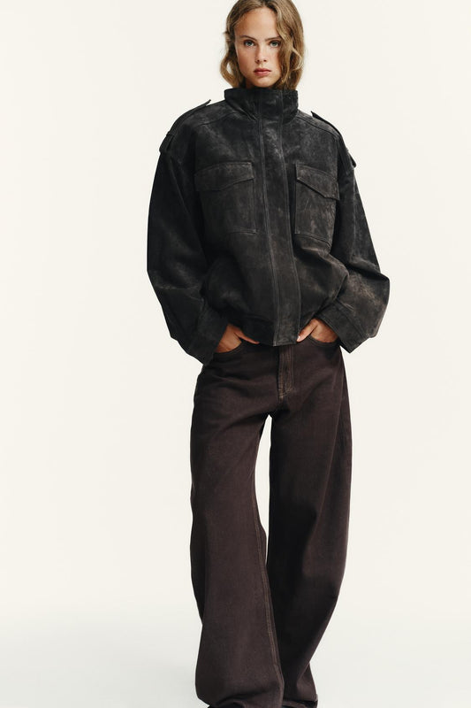 Elyara ⎸ Meline Suede Jacket