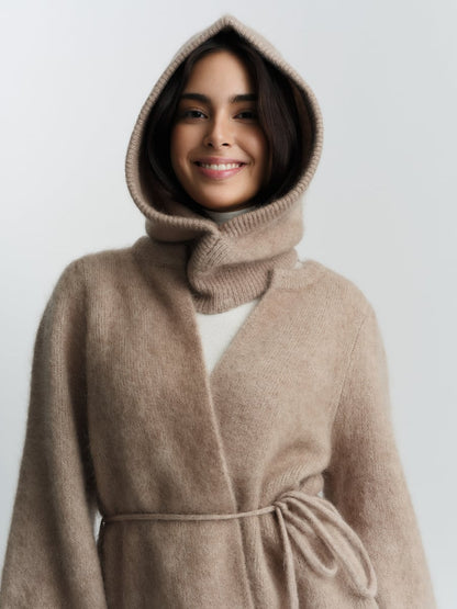 ELYARA - Chaqueta de suavidad color marfil