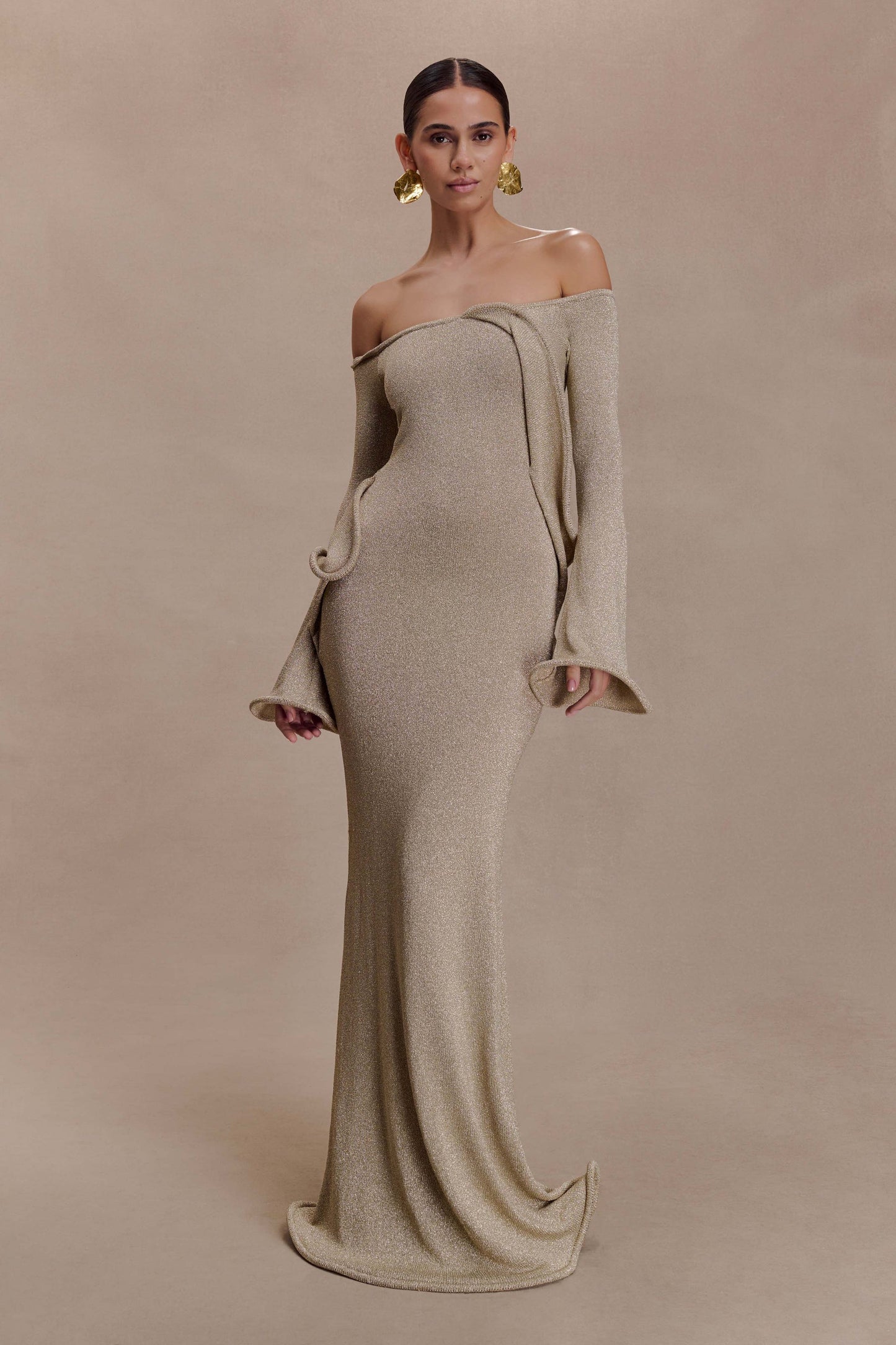 ELYARA - Long knit dress