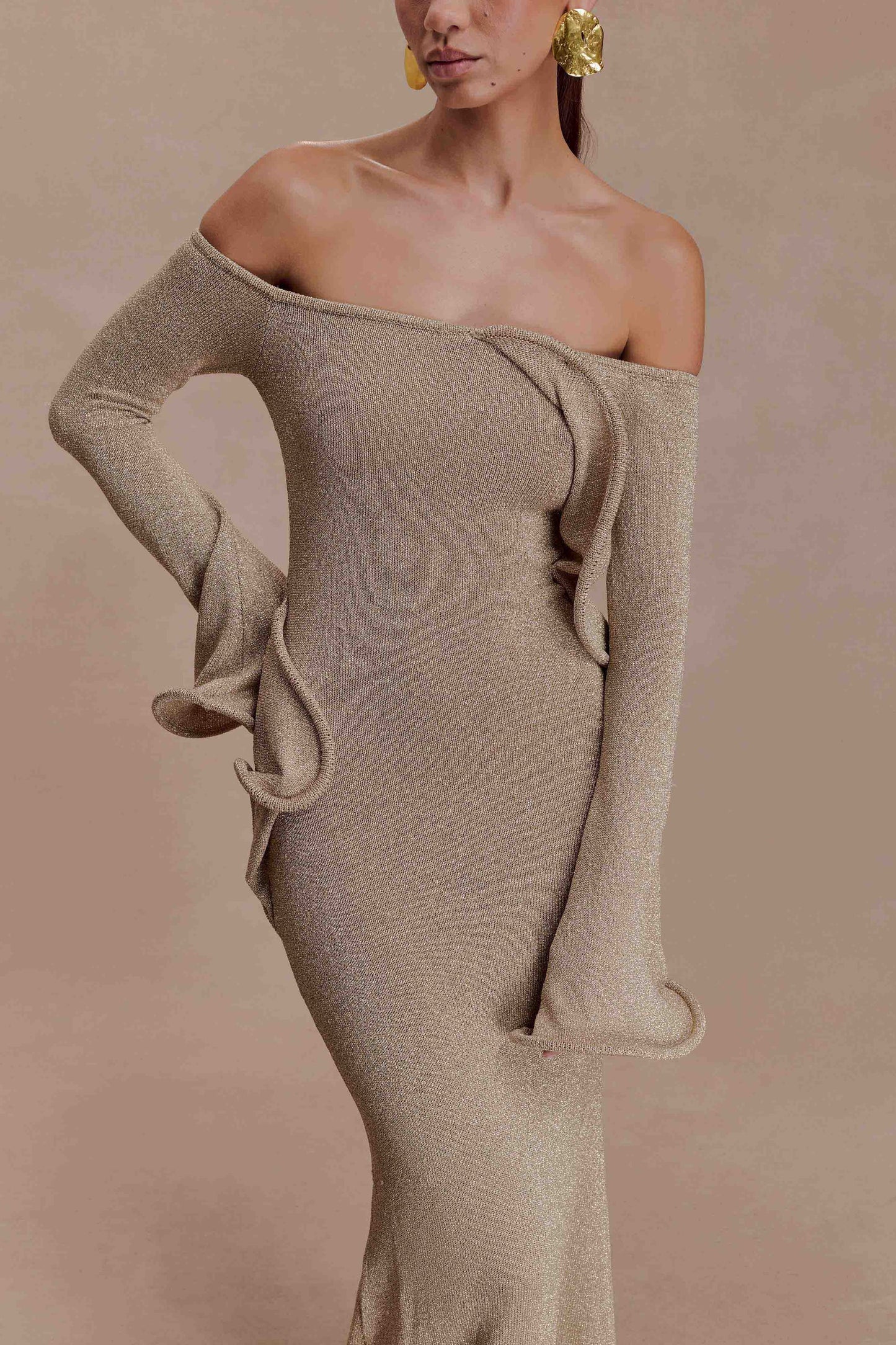 ELYARA - Long knit dress