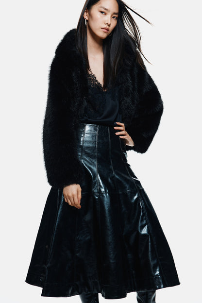 ELYARA - Abrigo de piel