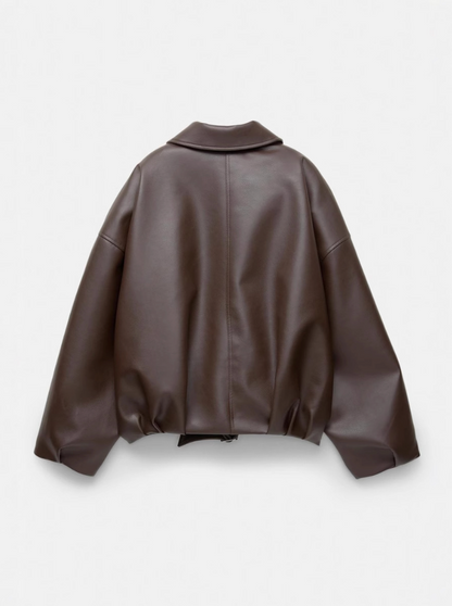 Elyara ⎸ Marineblaues Leder