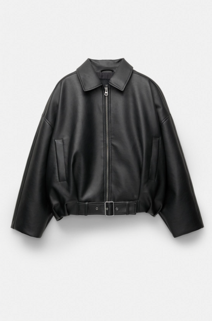 Elyara ⎸ Marineblaues Leder